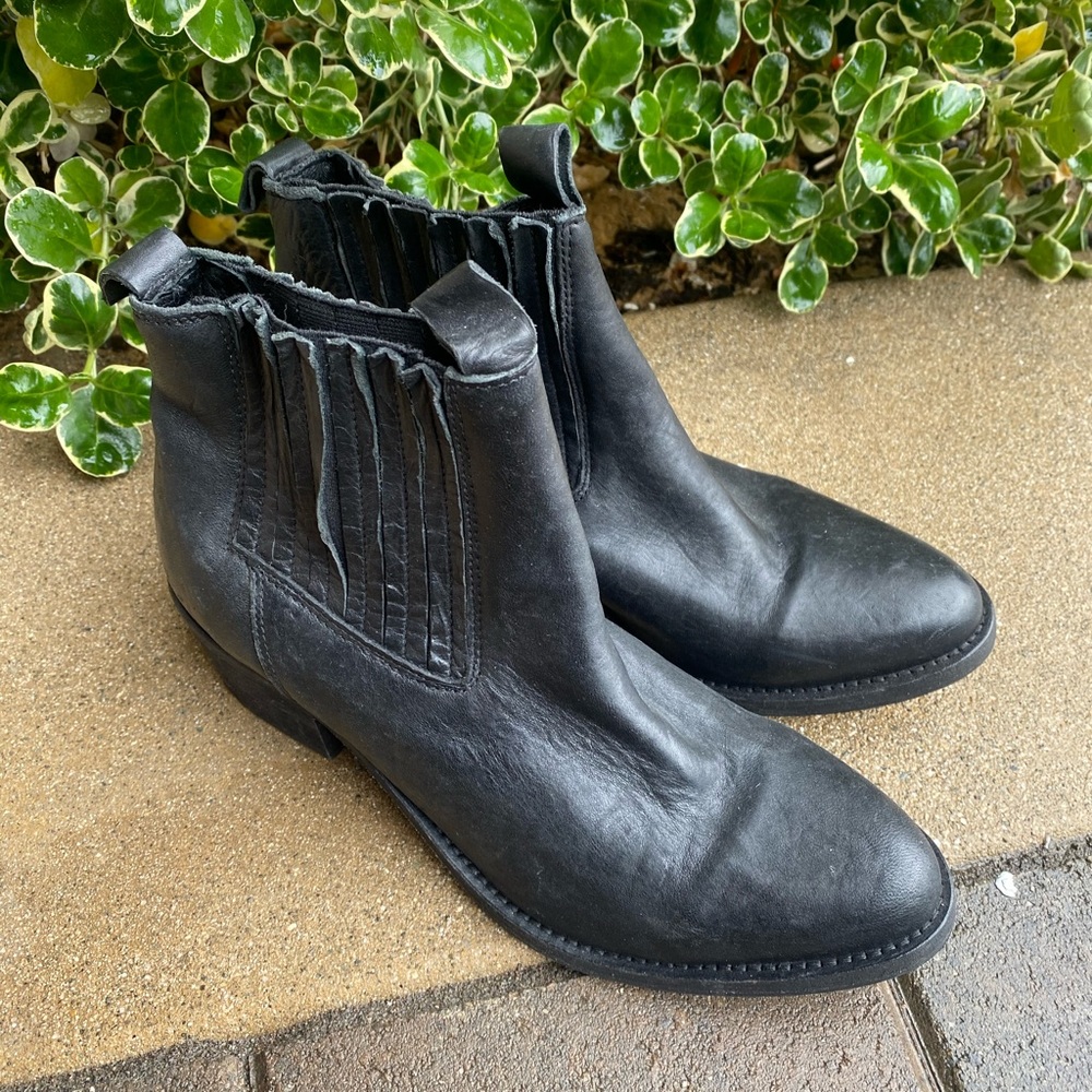 All Saints black ankle boots 41